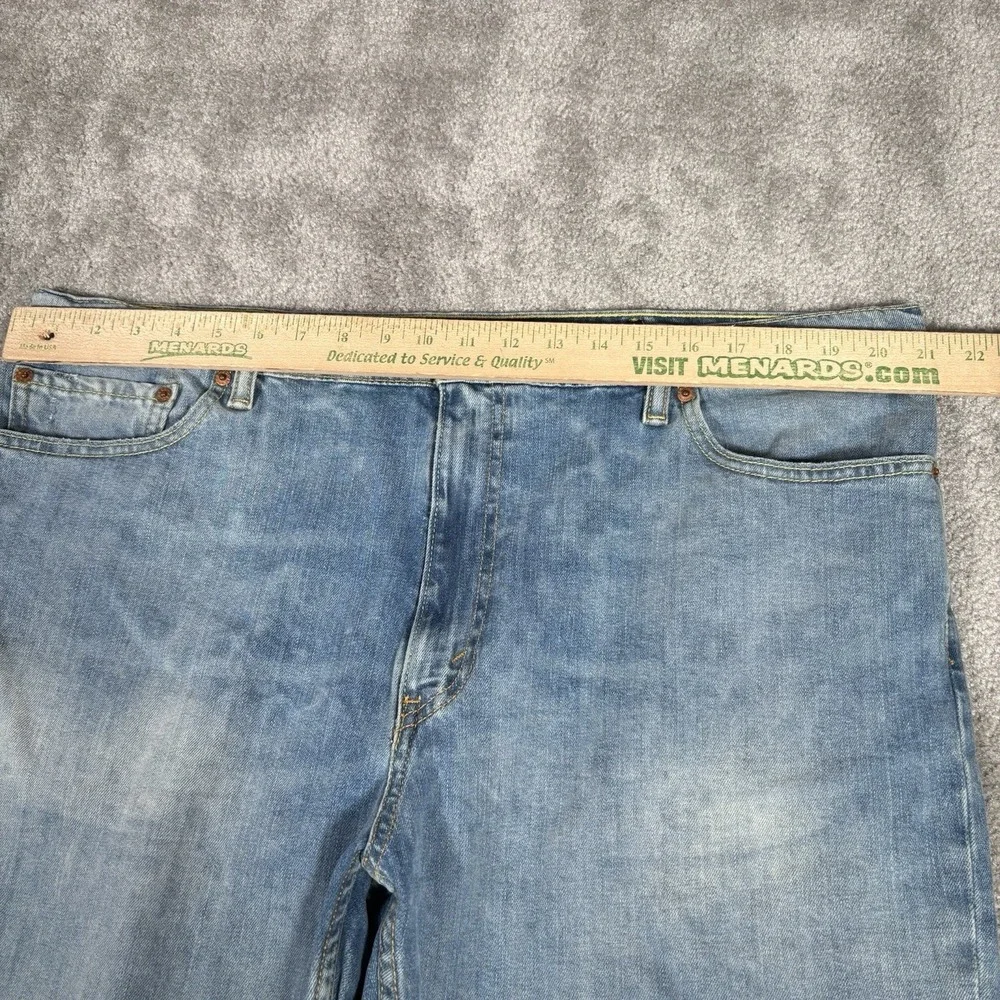 Levis 511 Jean Shorts Mens 42 Light‎ Blue Denim Faded Stretch Skater